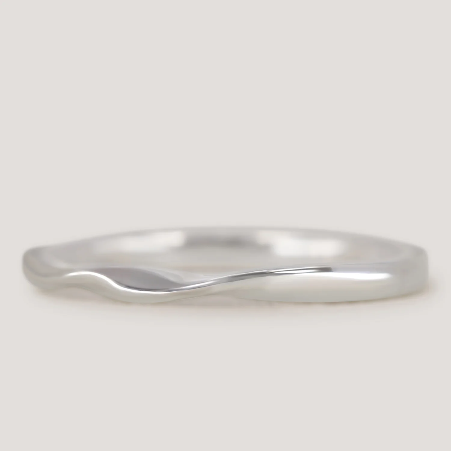Alicia - Double Twist Shaped Wedding Ring - Made-to-Order - Image 6