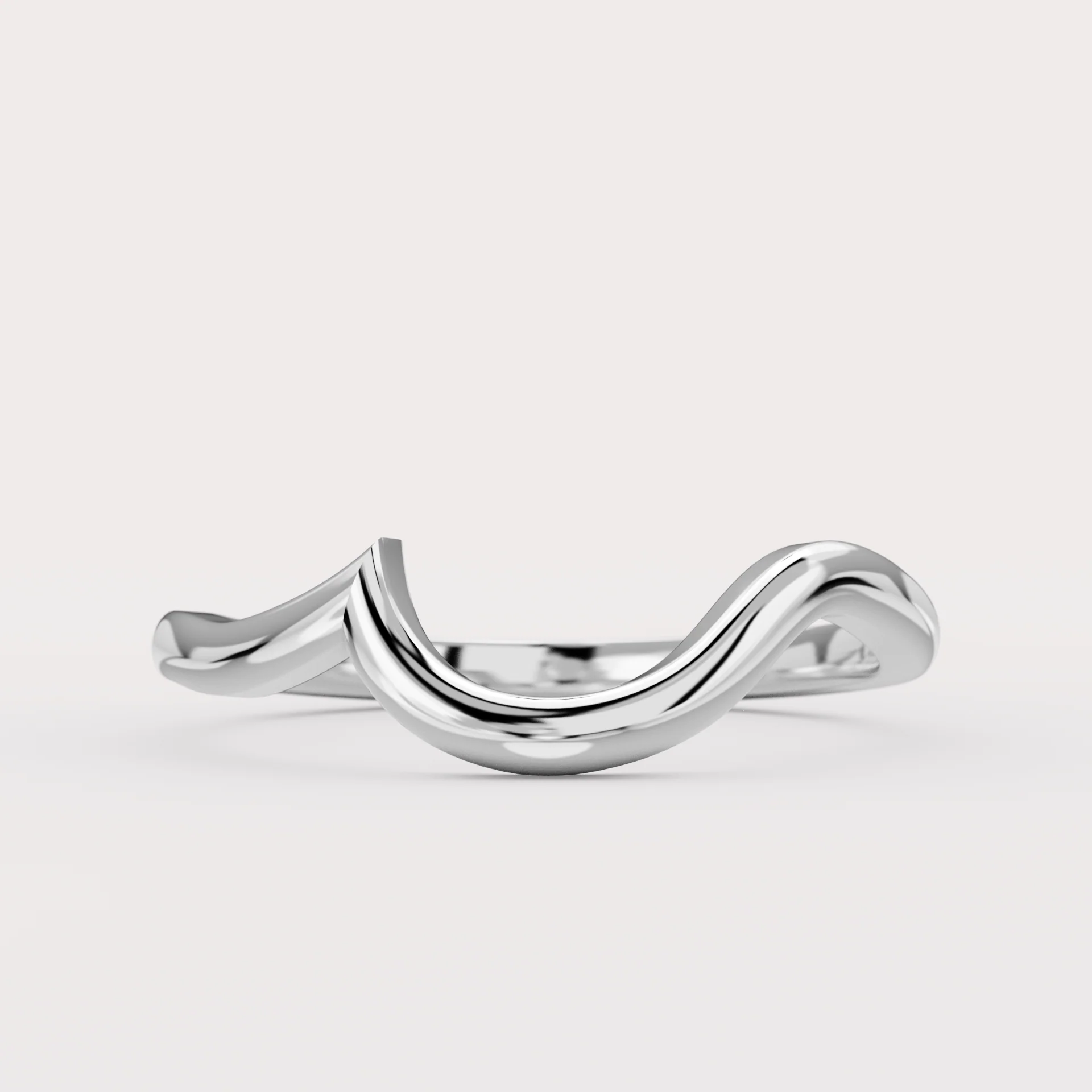 Raye - Asymmetric Pear Cut Diamond Organic Twist Solitaire Custom Engagement Ring - Image 10