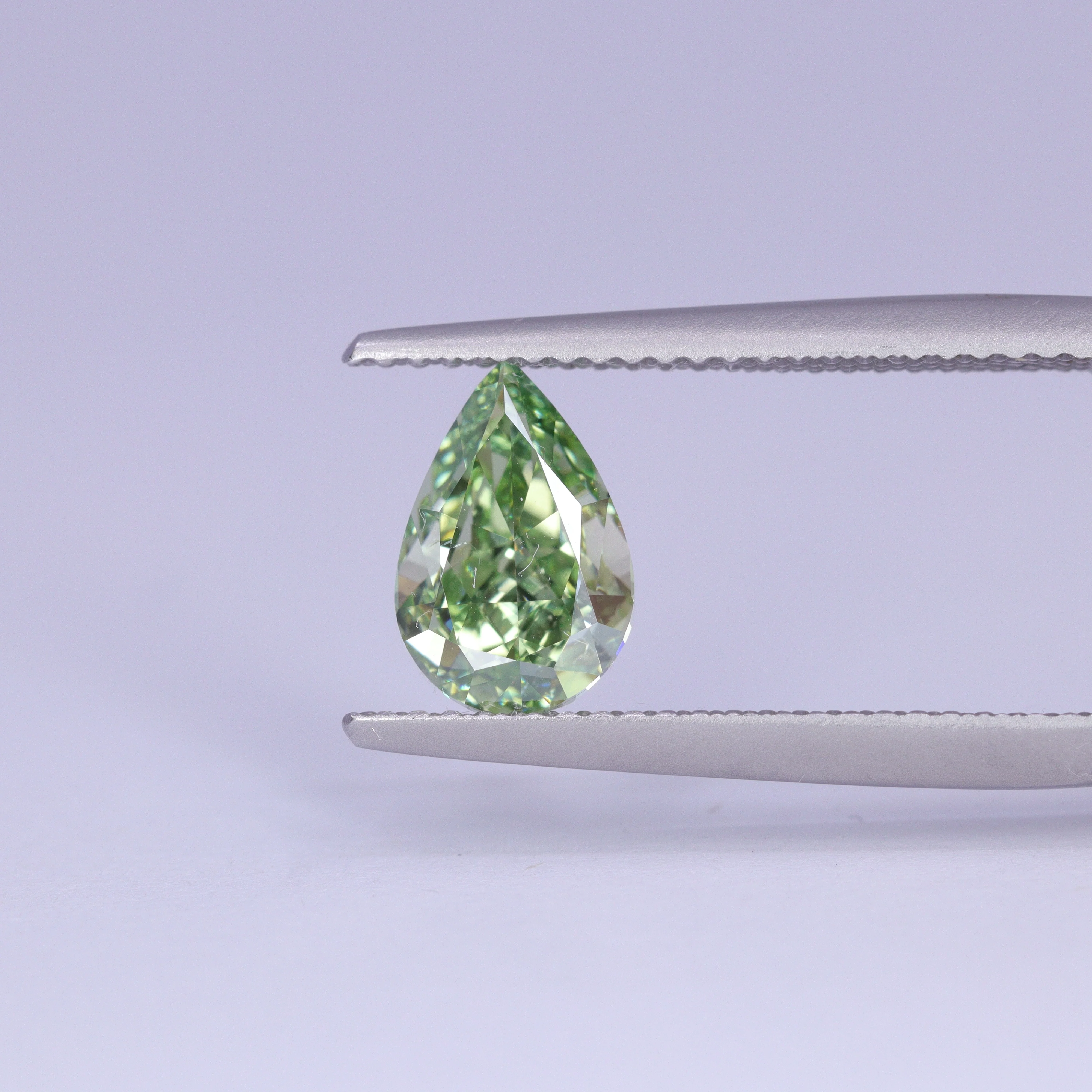 1.21ct Pear Cut Green Natural Diamond, GIA Certified - Image 4
