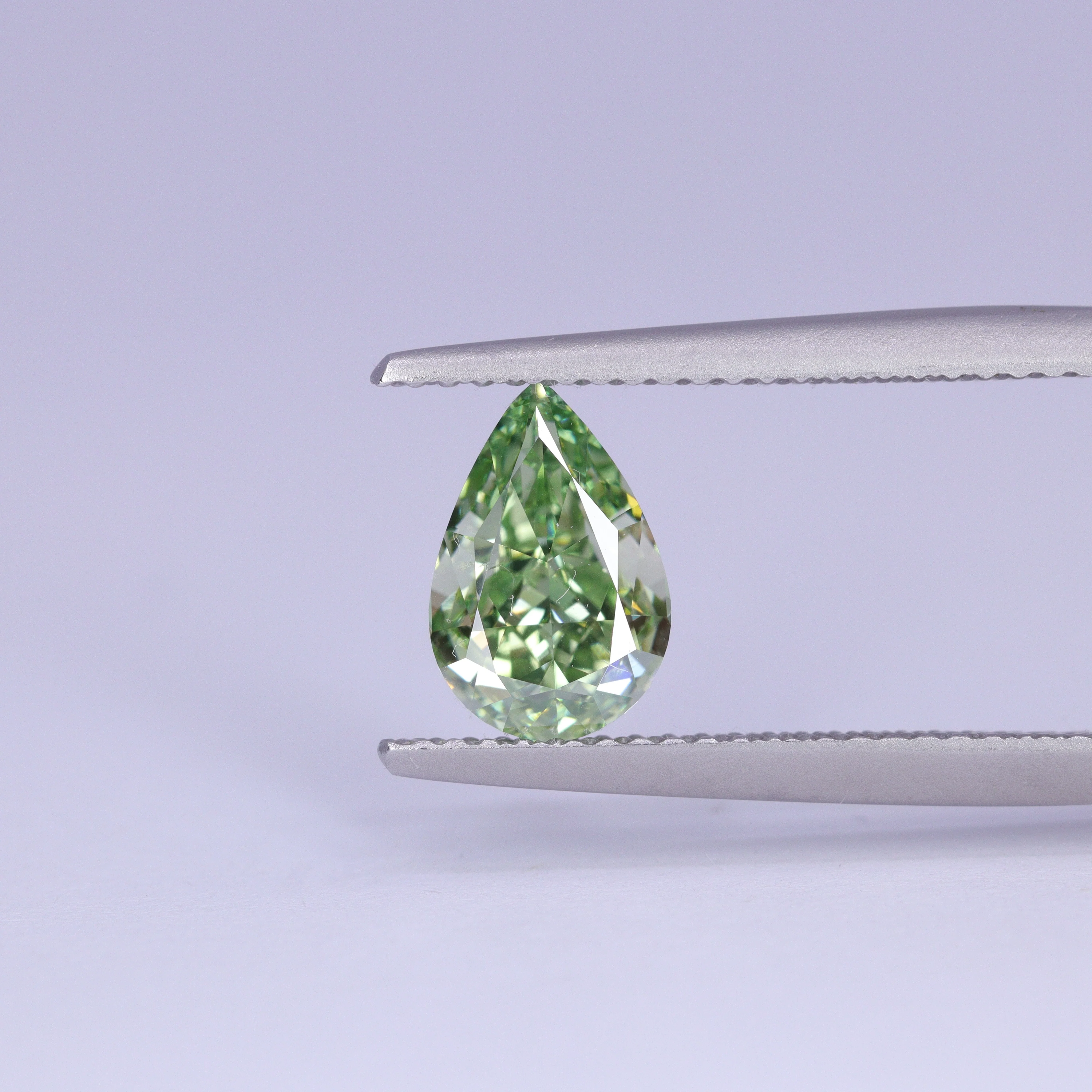 1.21ct Pear Cut Green Natural Diamond, GIA Certified - Image 5