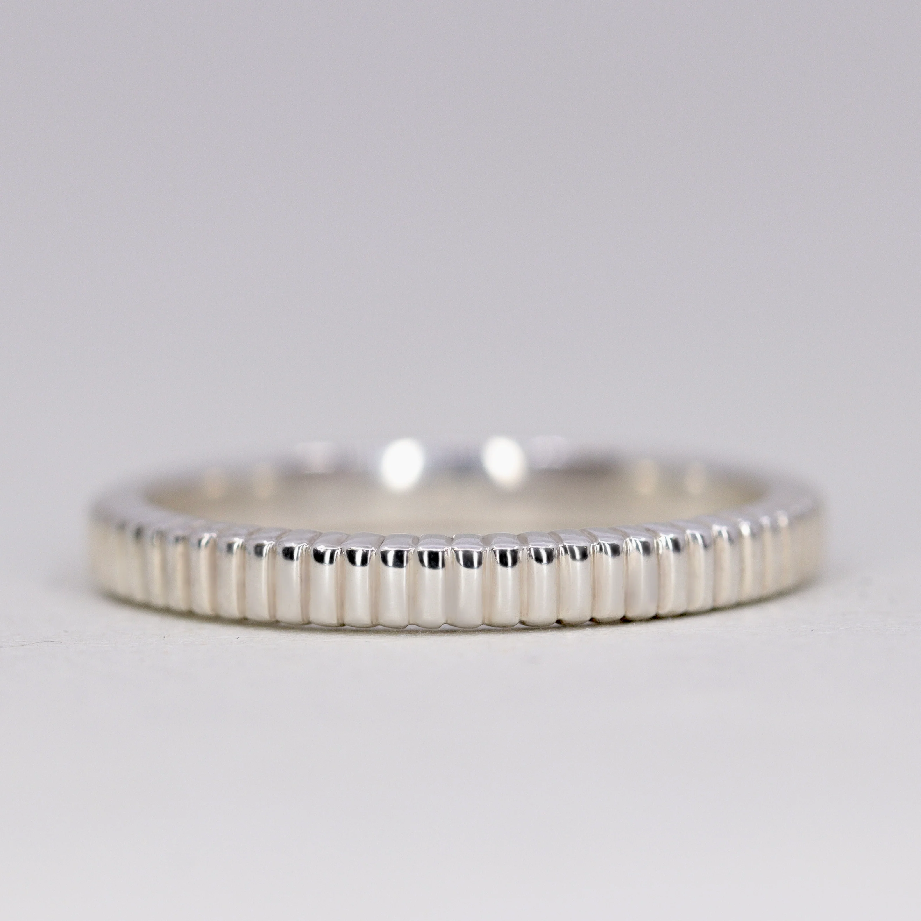 Gabrielle - Patterned Wedding Ring - Made-to-Order - Image 3