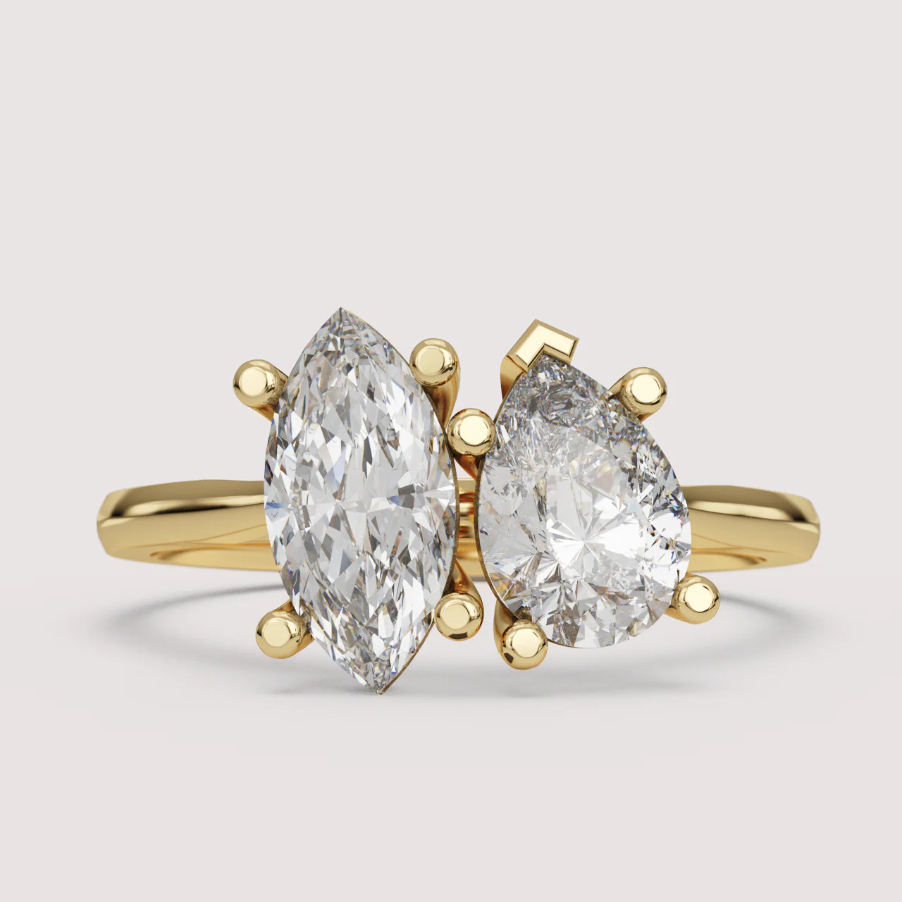 Juno - Toi et Moi Lab Grown Diamond Made-to-Order Engagement Ring - Image 13