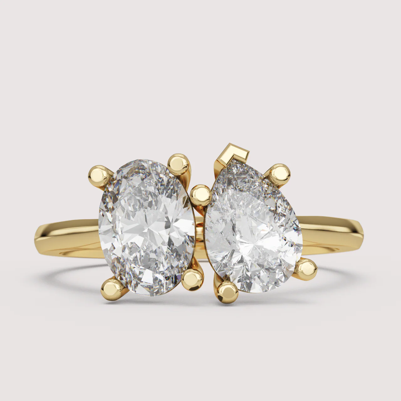 Juno - Toi et Moi Lab Grown Diamond Made-to-Order Engagement Ring - Image 22