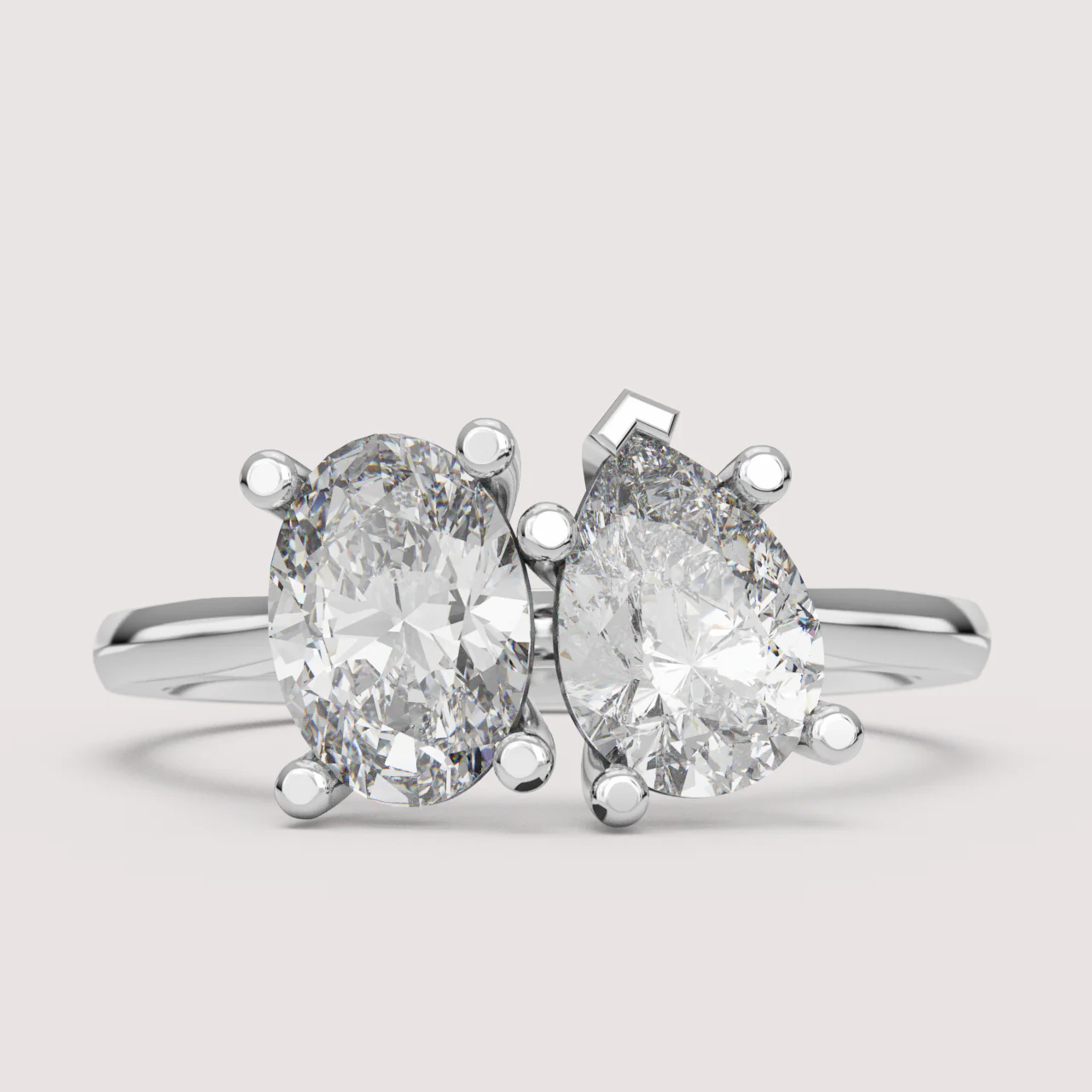 Juno - Toi et Moi Lab Grown Diamond Made-to-Order Engagement Ring - Image 23
