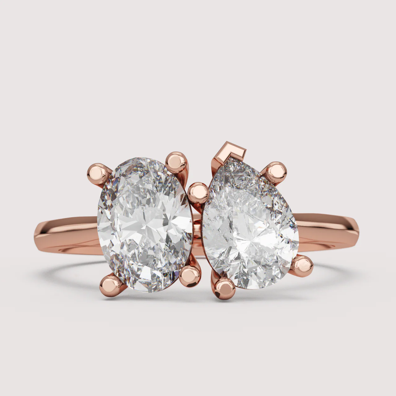 Juno - Toi et Moi Lab Grown Diamond Made-to-Order Engagement Ring - Image 24