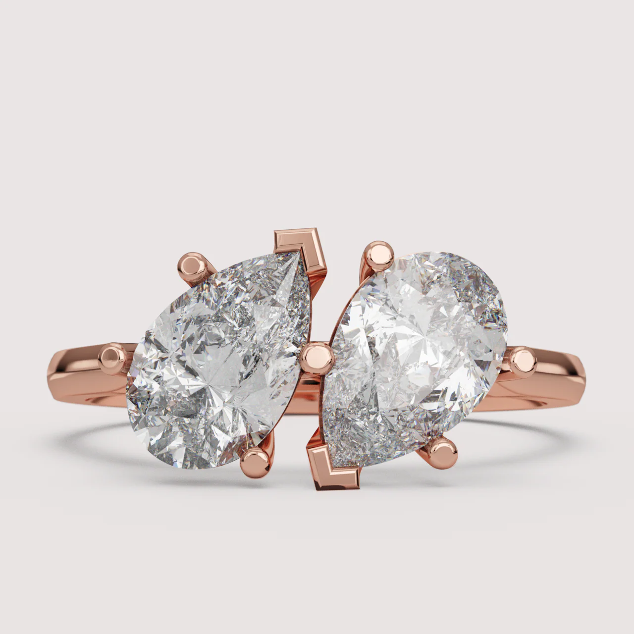 Juno - Toi et Moi Lab Grown Diamond Made-to-Order Engagement Ring - Image 30