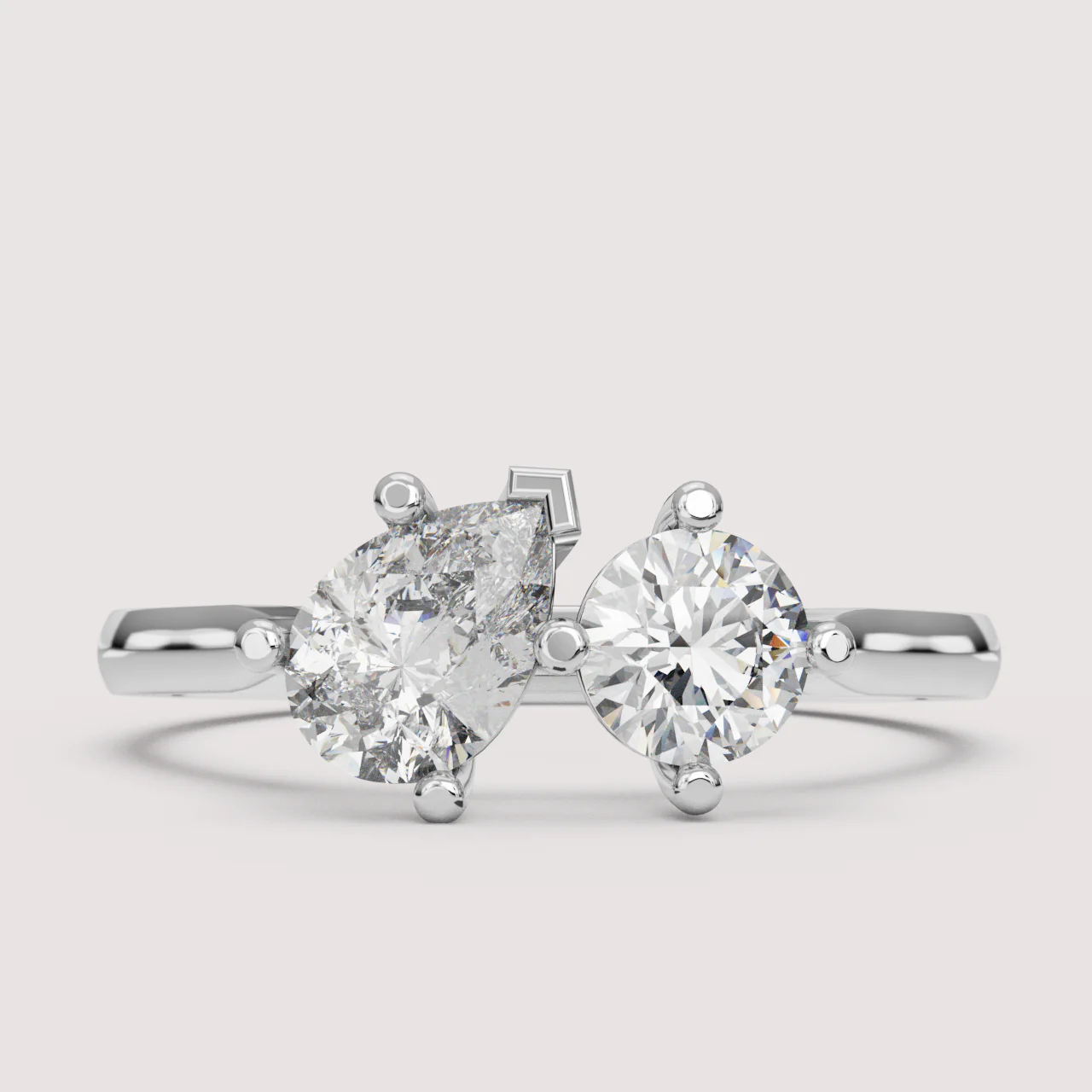 Juno - Toi et Moi Lab Grown Diamond Made-to-Order Engagement Ring - Image 32