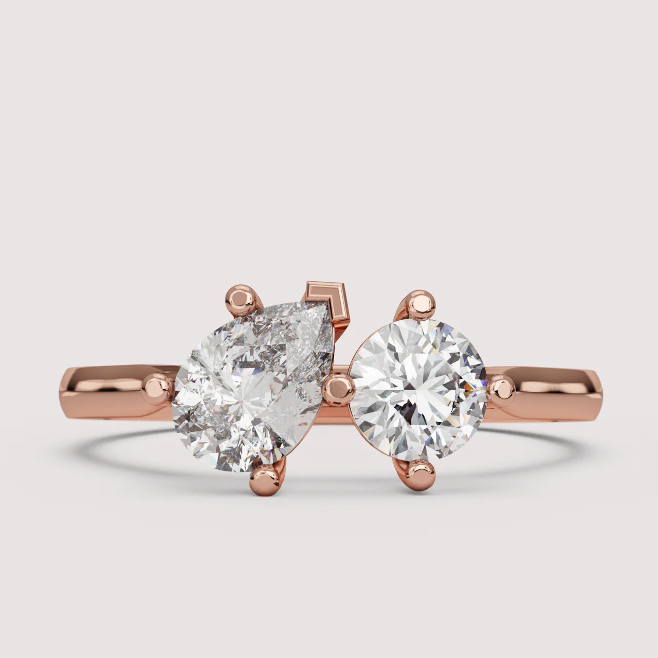 Juno - Toi et Moi Lab Grown Diamond Made-to-Order Engagement Ring - Image 33