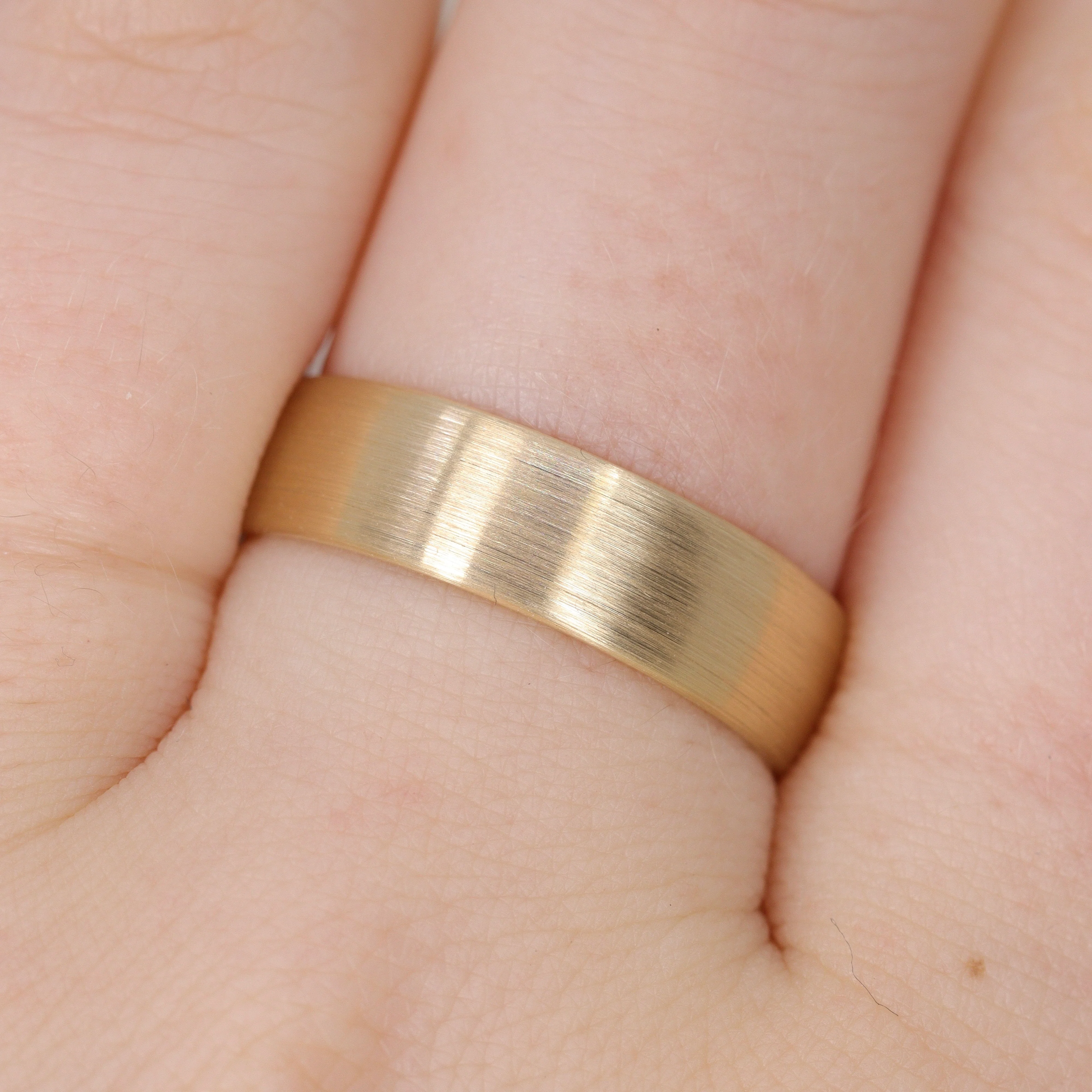 Arlo - Light Court Polished Wedding Ring - Made-to-Order - Image 5