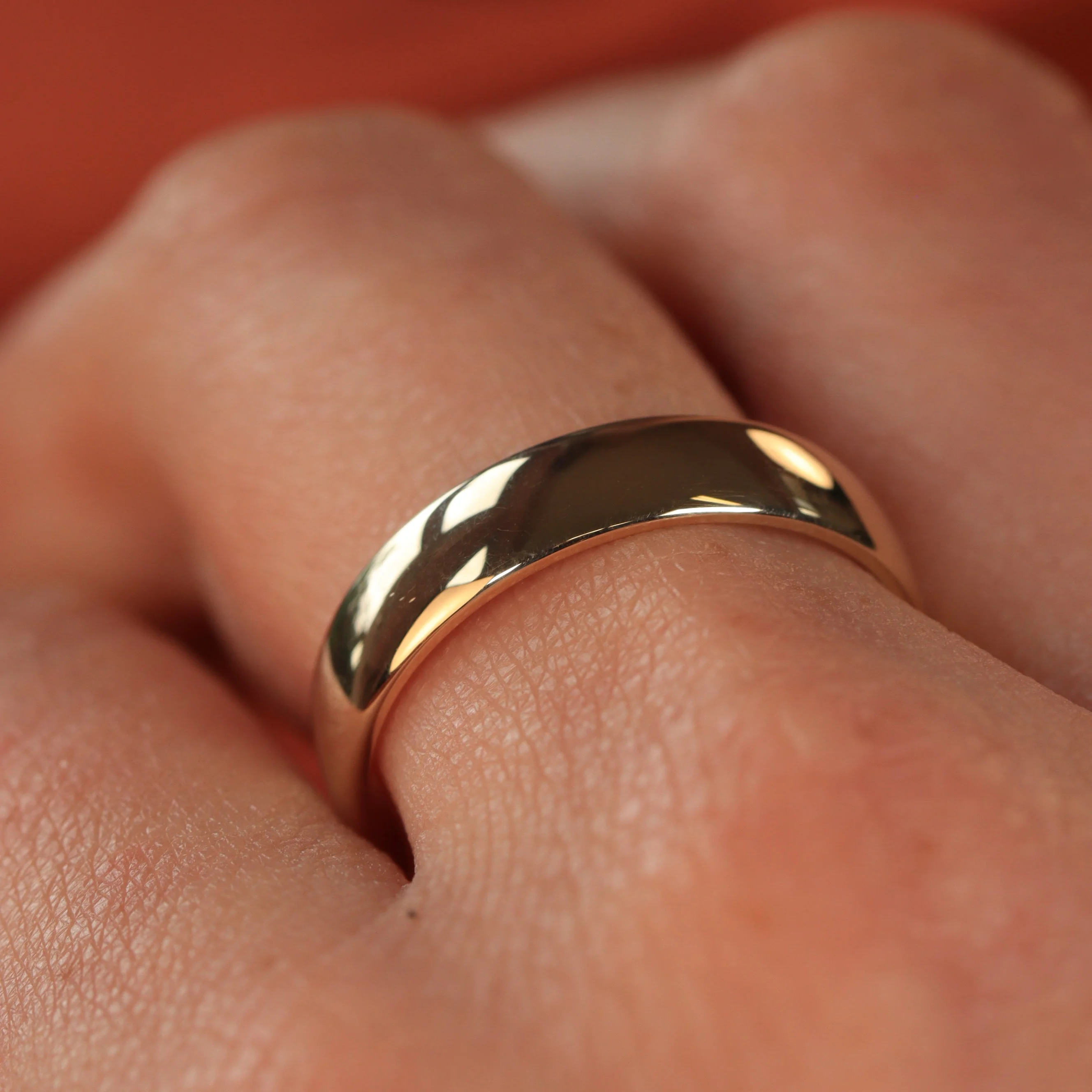 Arlo - Light Court Polished Wedding Ring - Made-to-Order - Image 9