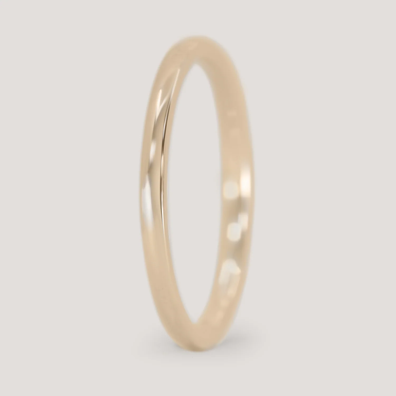 Peggy - Polished Straight Wedding Ring 1.8mm Width - Made-to-Order - Image 4