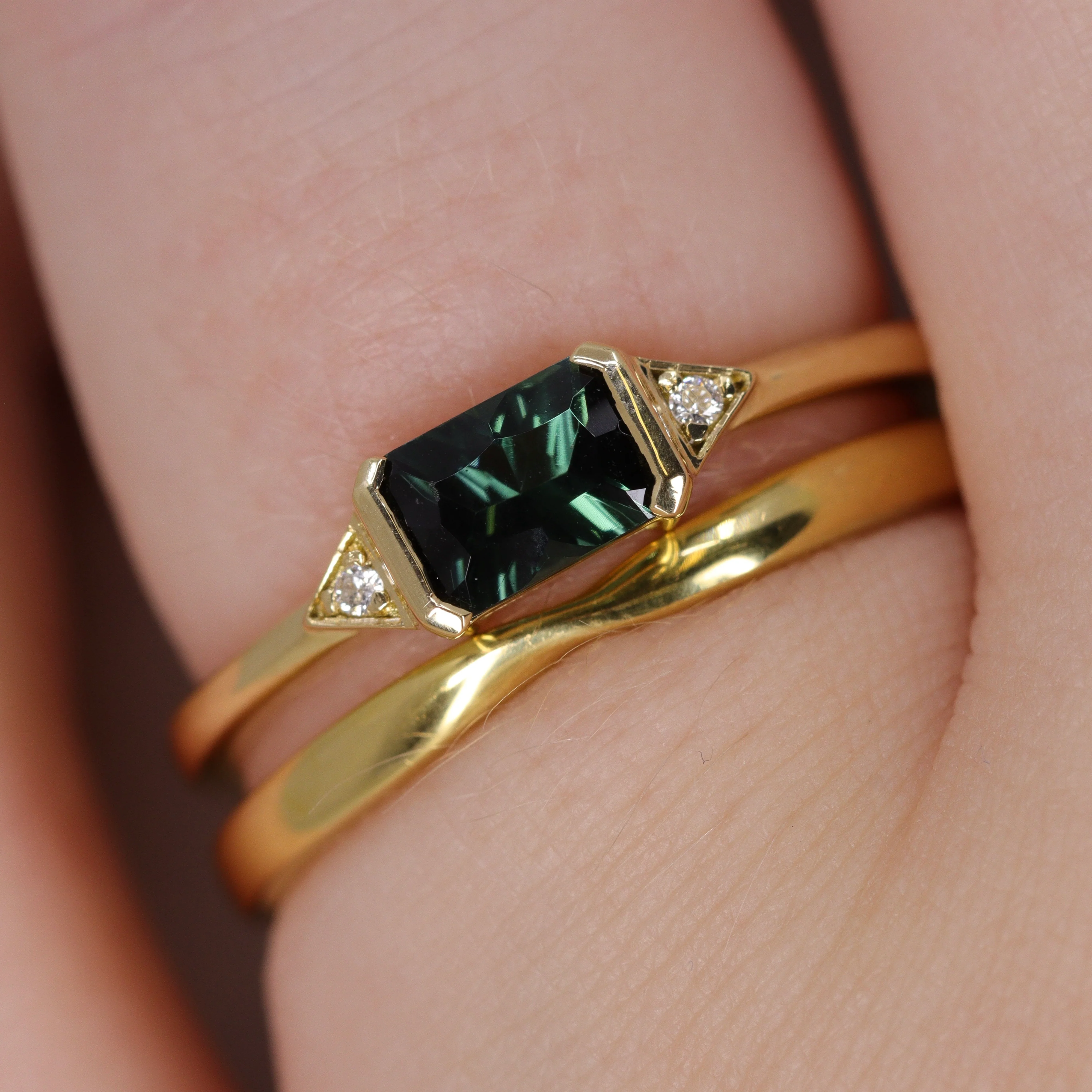 Dee - Ribbon Twist Polished Wedding Ring - Made-to-Order - Image 6