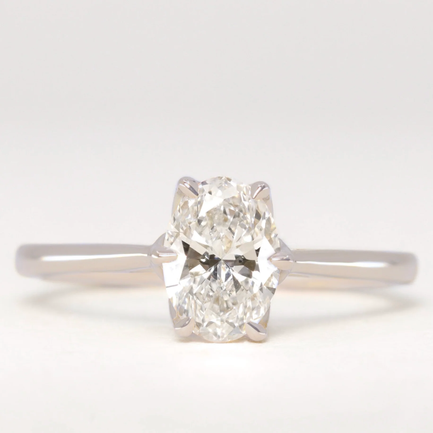 Raine - Oval Lab Grown Diamond Floral Basket Solitaire Made-to-Order Engagement Ring - Image 8