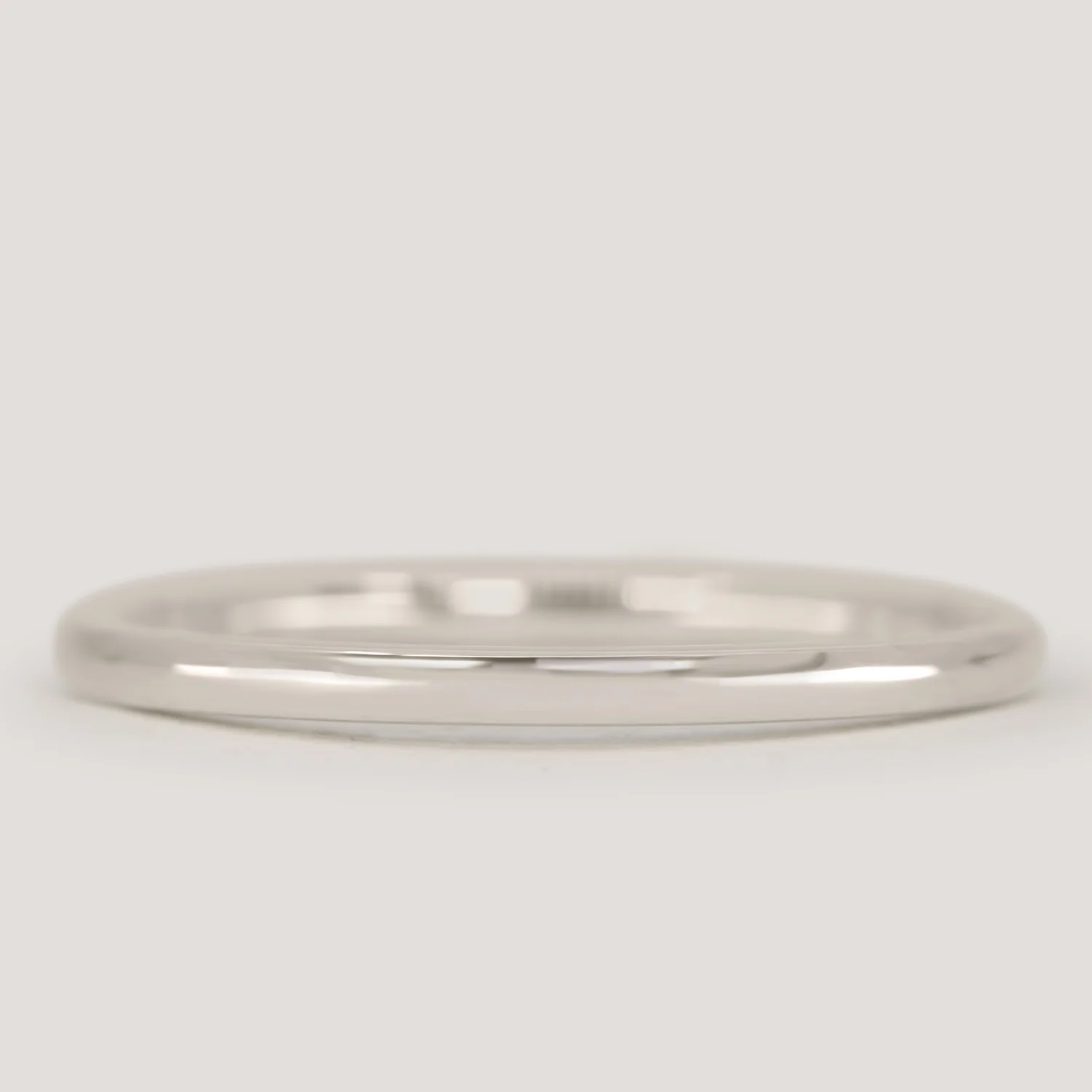 Peggy - Polished Straight Wedding Ring 1.8mm Width - Made-to-Order - Image 3